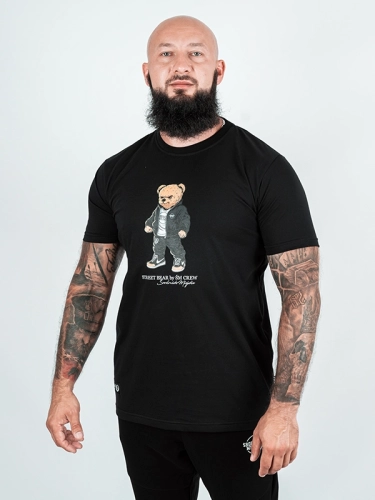 "Street Bear" T-shirt - Black for 119.00 PLN