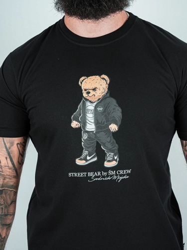 Koszulka "Street Bear" - Czarna za 119,00 zł