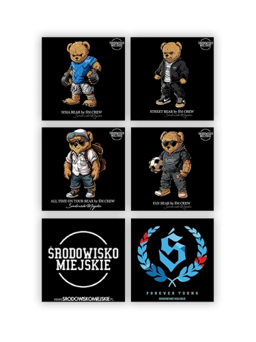 Sticker pack - Black for 15,00 PLN