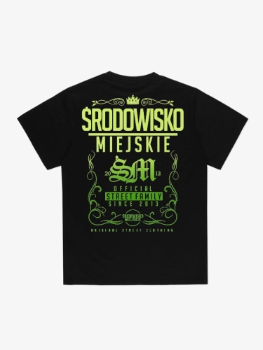 T-shirt "Theme 2.0" - black / celadon for 129,00 PLN