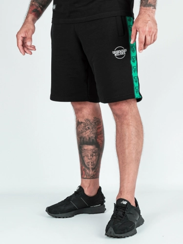 Shorts "Classic Lampas" - Black / Mint for 169,00 PLN