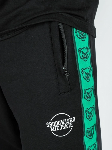 Shorts "Classic Lampas" - Black / Mint for 169,00 PLN