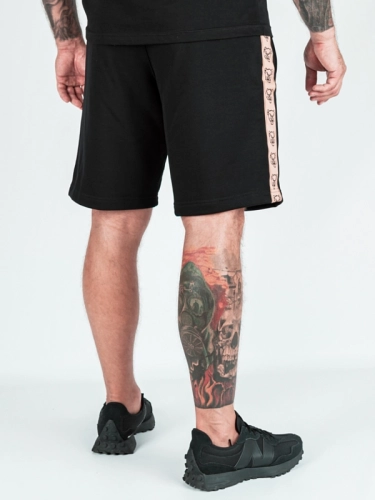 Shorts "Classic Lampas" - Black / Beige for 169,00 PLN 2