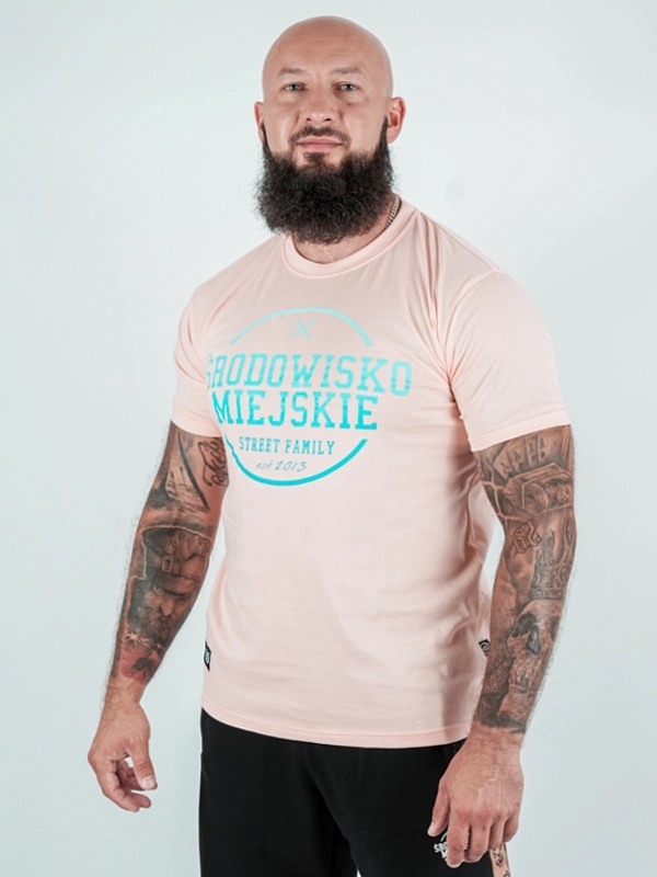 T-shirt "Theme 2.0" - salmon for 129,00 PLN