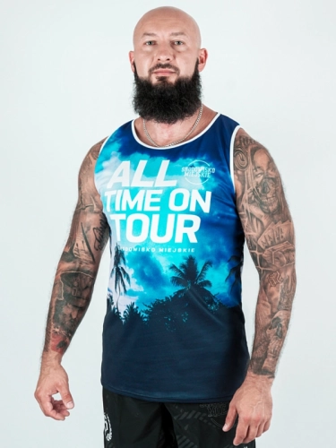 Tank Top "All time on tour" white / blue for 149,00 PLN
