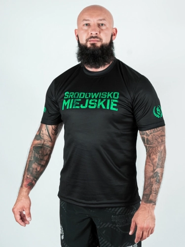 Koszulka Sportowa Mesh "Angry Grizzly" - czarna za 139,00 zł