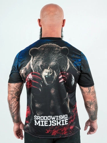 T-shirt Sport Mesh "Grizzly Bear" - black for 139,00 PLN
