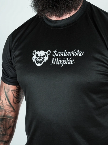 Koszulka Sportowa Mesh "Slash Bear" - czarna za 139,00 zł