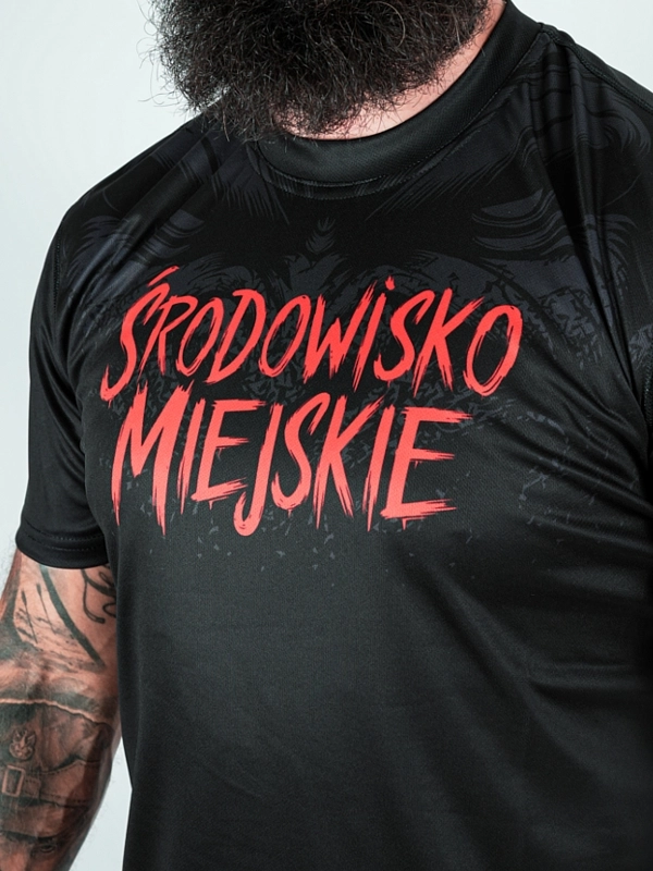 Koszulka Sportowa Mesh "Monster" - Czarna za 139,00 zł