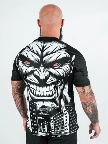 Mesh Sports T-shirt "Monster" - Black for 139.00 PLN 2