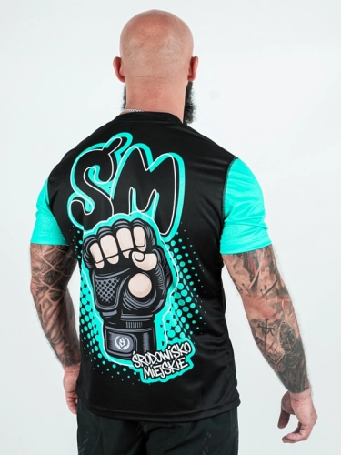 Mesh Sports T-shirt "Fist" - Black for 139.00 PLN 2