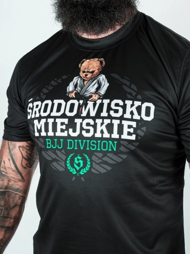 Mesh Sports T-shirt "BJJ Bear" - Black for 139.00 PLN