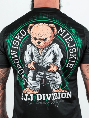 Mesh Sports T-shirt "BJJ Bear" - Black for 139.00 PLN