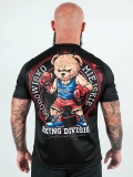 Koszulka Sportowa Mesh "Boxing Bear" - Czarna