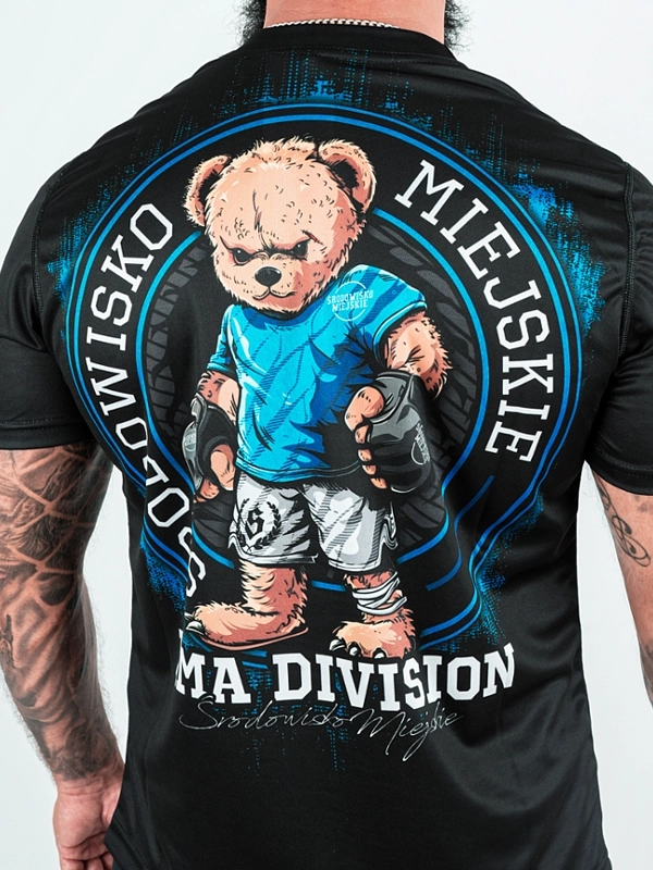Mesh Sports T-shirt "MMA Bear" - Black for 139.00 PLN