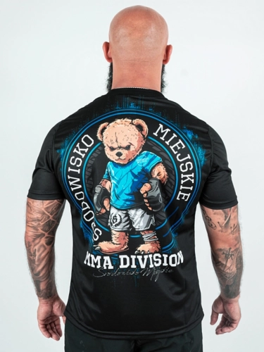 Koszulka Sportowa Mesh "MMA Bear" - Czarna za 139,00 zł