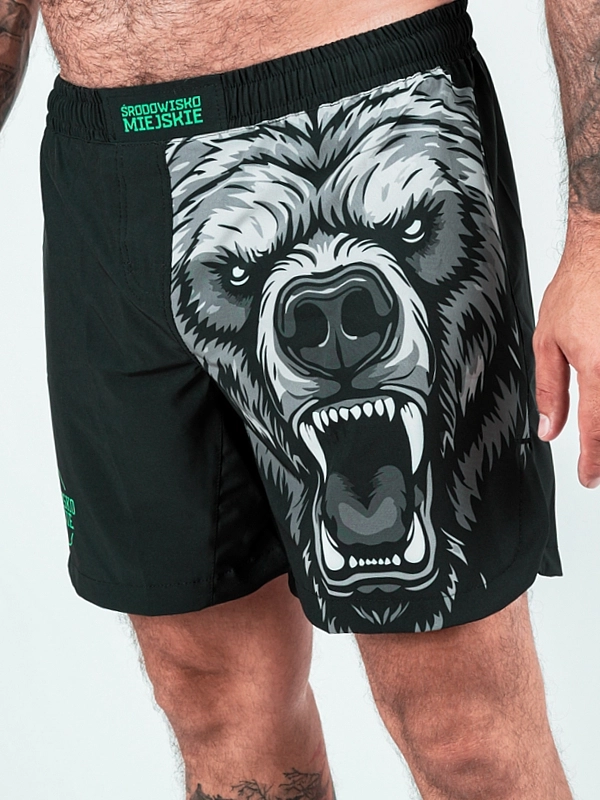 Spodenki sportowe "Angry Grizzly" - czarne za 199,00 zł
