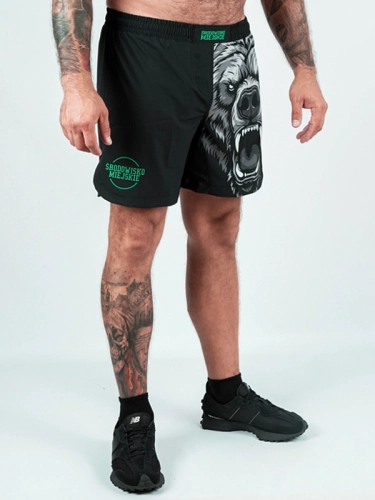 Spodenki sportowe "Angry Grizzly" - czarne za 199,00 zł