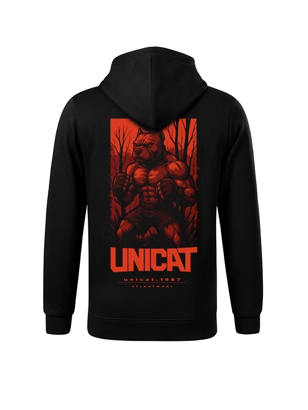 Bluza z kapturem "Pitbull" - czarna za 179,00 zł