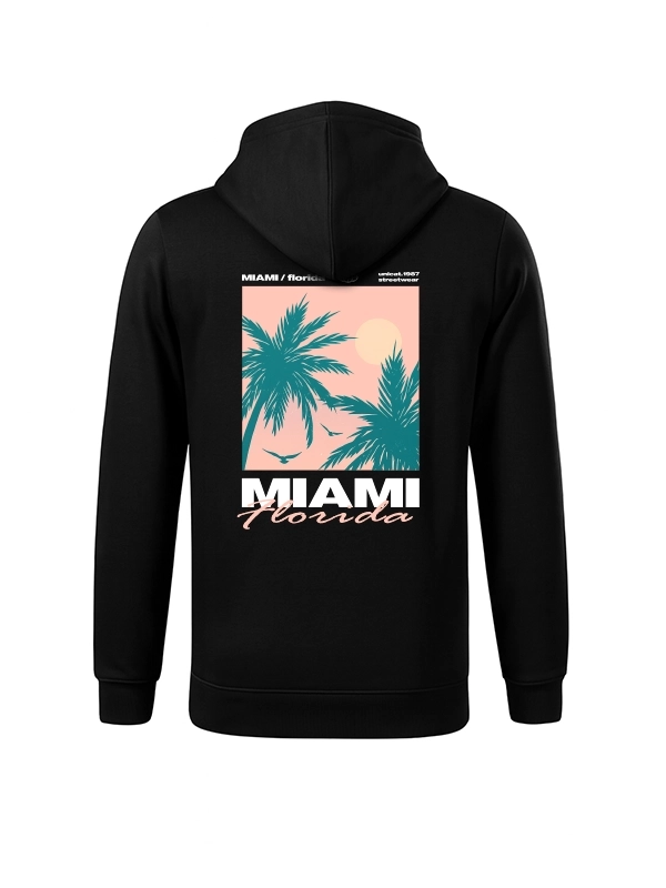 Bluza z kapturem "Miami" - czarna za 179,00 zł