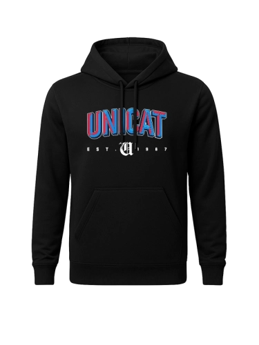 Bluza z kapturem "Unicat Neon" - czarna za 179,00 zł