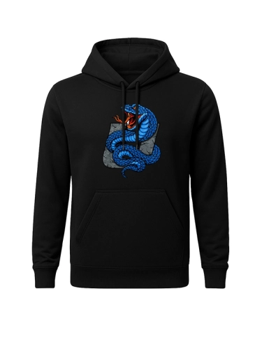 Bluza z kapturem "Snake" - czarna za 179,00 zł