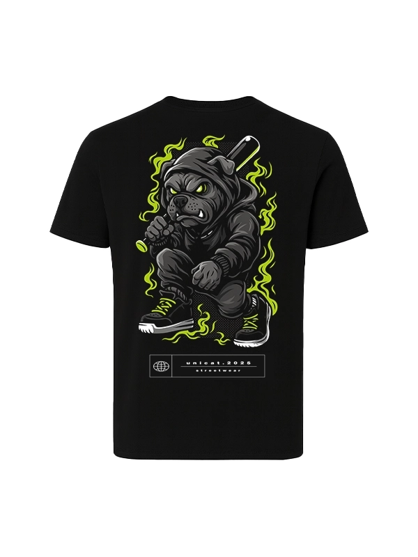 T-shirt "Bulldog" - black for 99,00 PLN