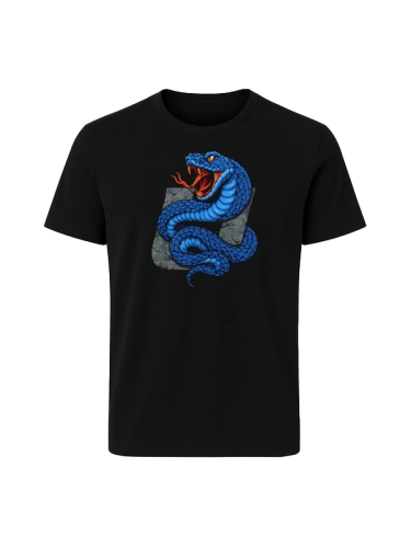 T-shirt "Snake" - black for 99,00 PLN