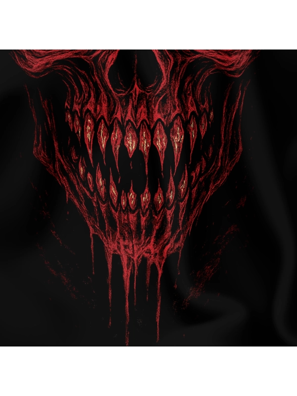 Komin Wielofunkcyjny - "Blood Skeleton" - Czarny za 49,00 zł