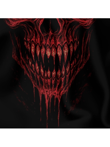 Neck gaiter - "Blood Skeleton" - Black for 49.00 PLN
