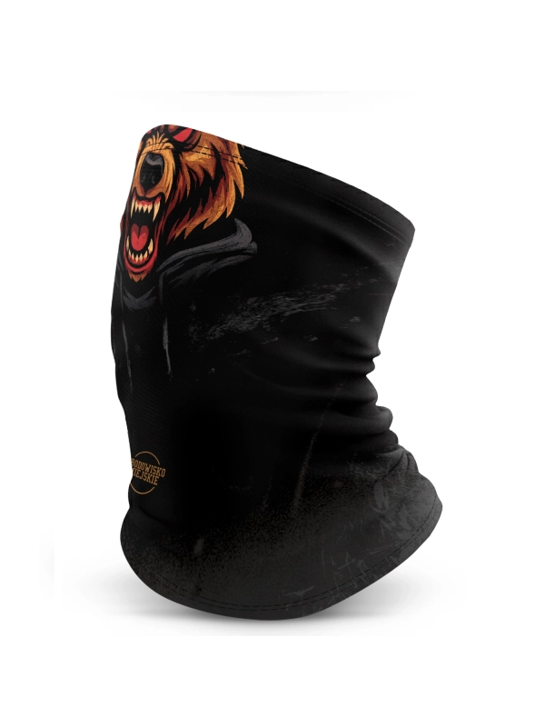 Neck gaiter - "Fury Bear" - Black for 49.00 PLN