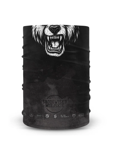 Komin Wielofunkcyjny - "Bear Madness" - Czarny za 49,00 zł