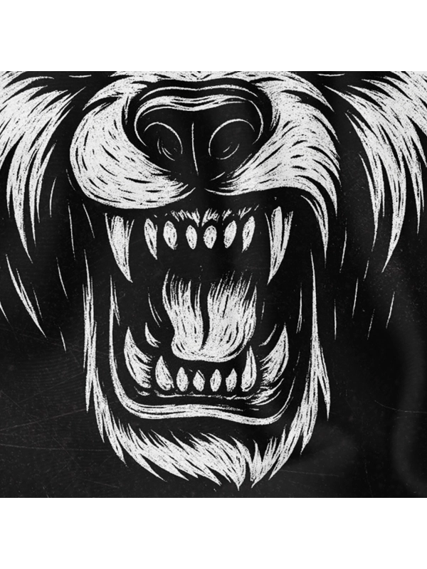 Neck gaiter - "Bear Madness" - Black for 49.00 PLN