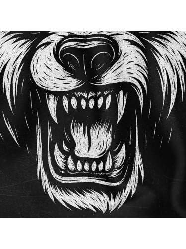 Neck gaiter - "Bear Madness" - Black for 49.00 PLN