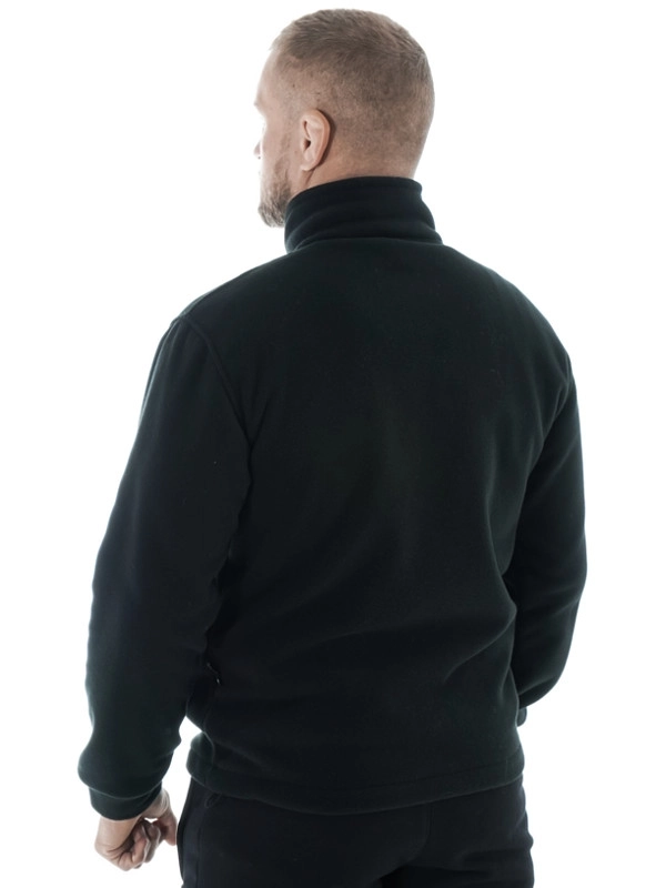 Fleece with a stand-up collar "Classic" - Black for 259.00 PLN