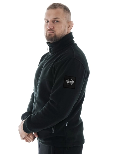 Fleece with a stand-up collar "Classic" - Black for 259.00 PLN