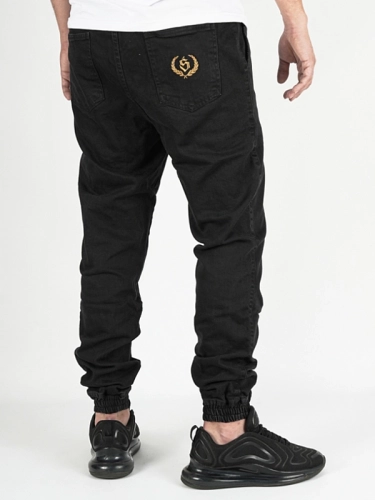 Pants Jeans Jogger "Laur Icon" - Black / Gold for 199,00 PLN