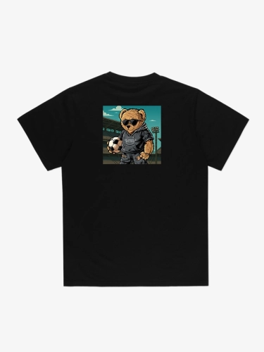 Koszulka "Fan Bear Classic" - czarna za 129,00 zł