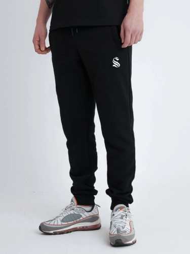 "Symbol" sweatpants - Black / White for 199.00 PLN