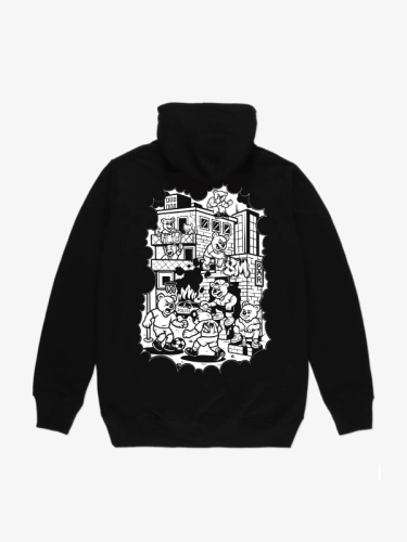 Bluza z kapturem "Urban Jungle" - czarna za 259,00 zł