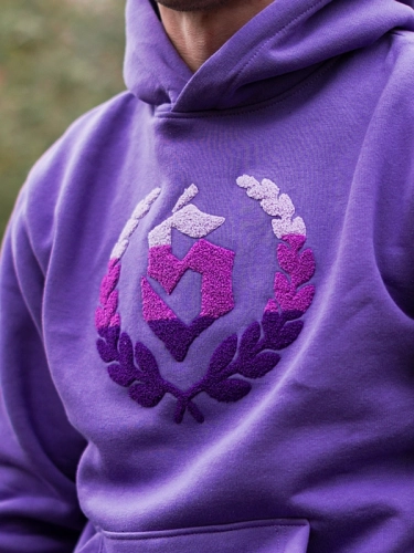 Hoodie "Chenille" - Purple for 269,00 PLN