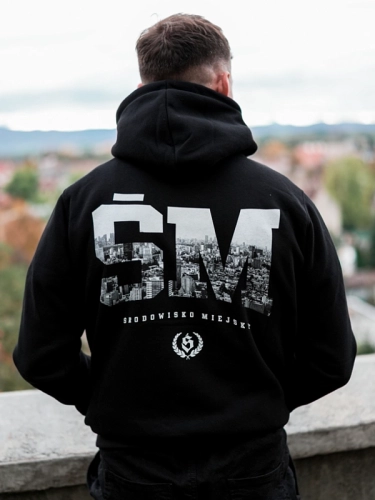 Hoodie "ŚM City" - black for 259,00 PLN