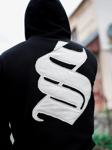 Bluza z kapturem "Santiago" - czarna za 269,00 zł