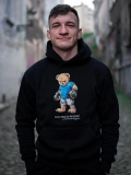 Bluza z kapturem "MMA Bear" - Czarna