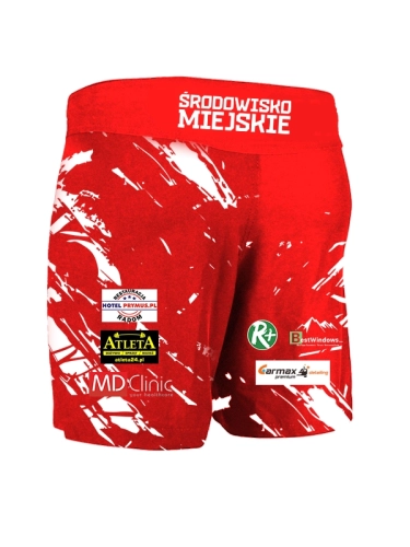 Spodenki MMA "Team Kaczmarczyk"  - Czerwone za 199,00 zł 2