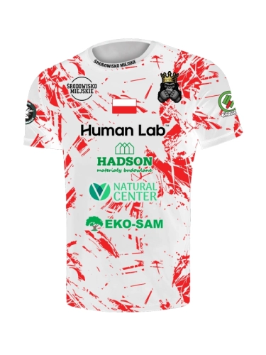 T-shirt Sport Mesh "Team Kaczmarczyk 2.0" - white / black for 139,00 PLN