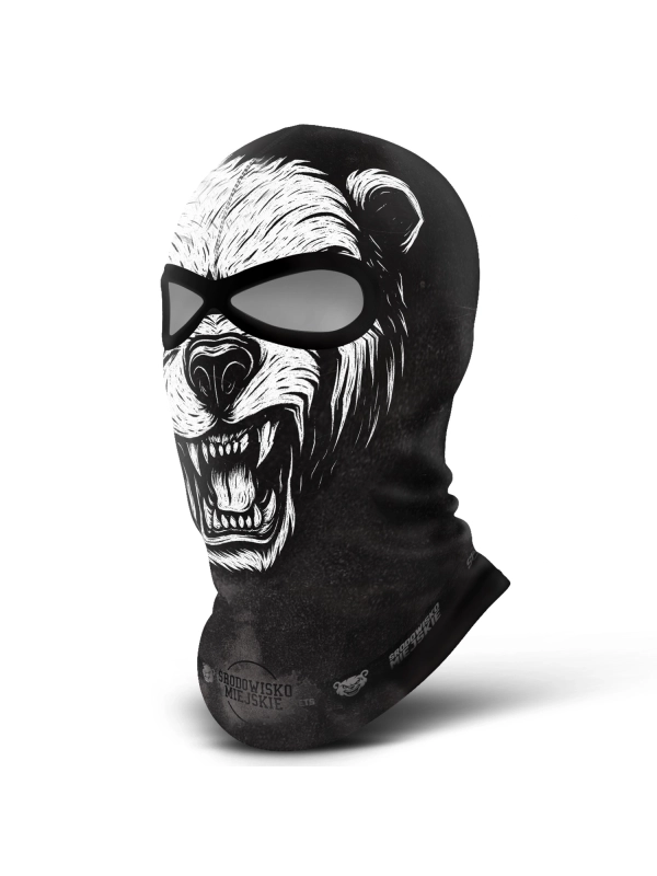 Balaclava - "Bear Madness" - Black for 59,00 PLN
