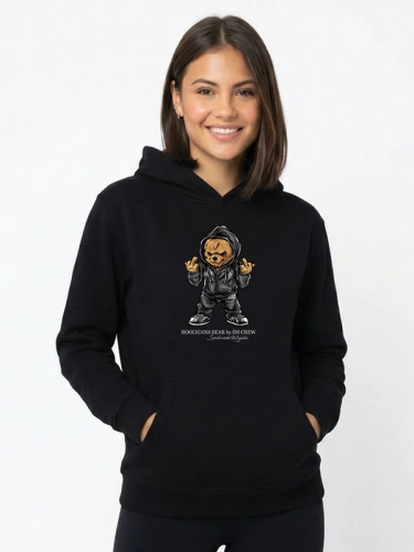 Hoodie "Hooligans Bear" - black for 249,00 PLN 1