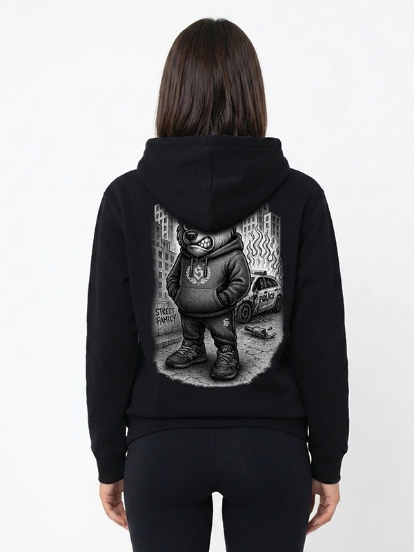Hoodie "Bear Citizen" - black for 259,00 PLN