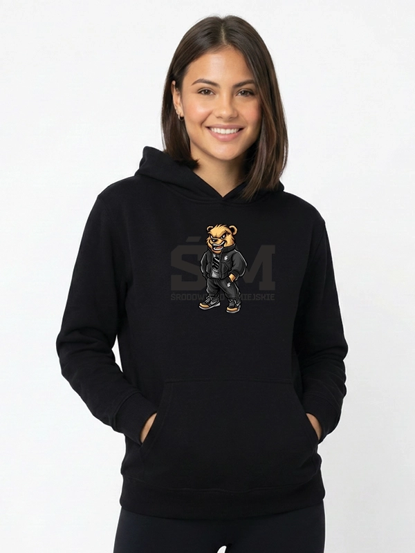 Hoodie "ŚM Bear" - black for 249,00 PLN